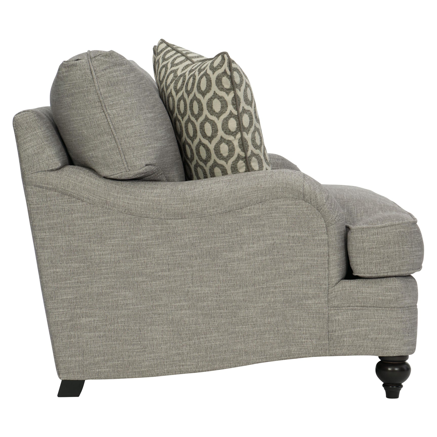 Tarleton Grey Fabric Chair 1/2 - Ornate Home