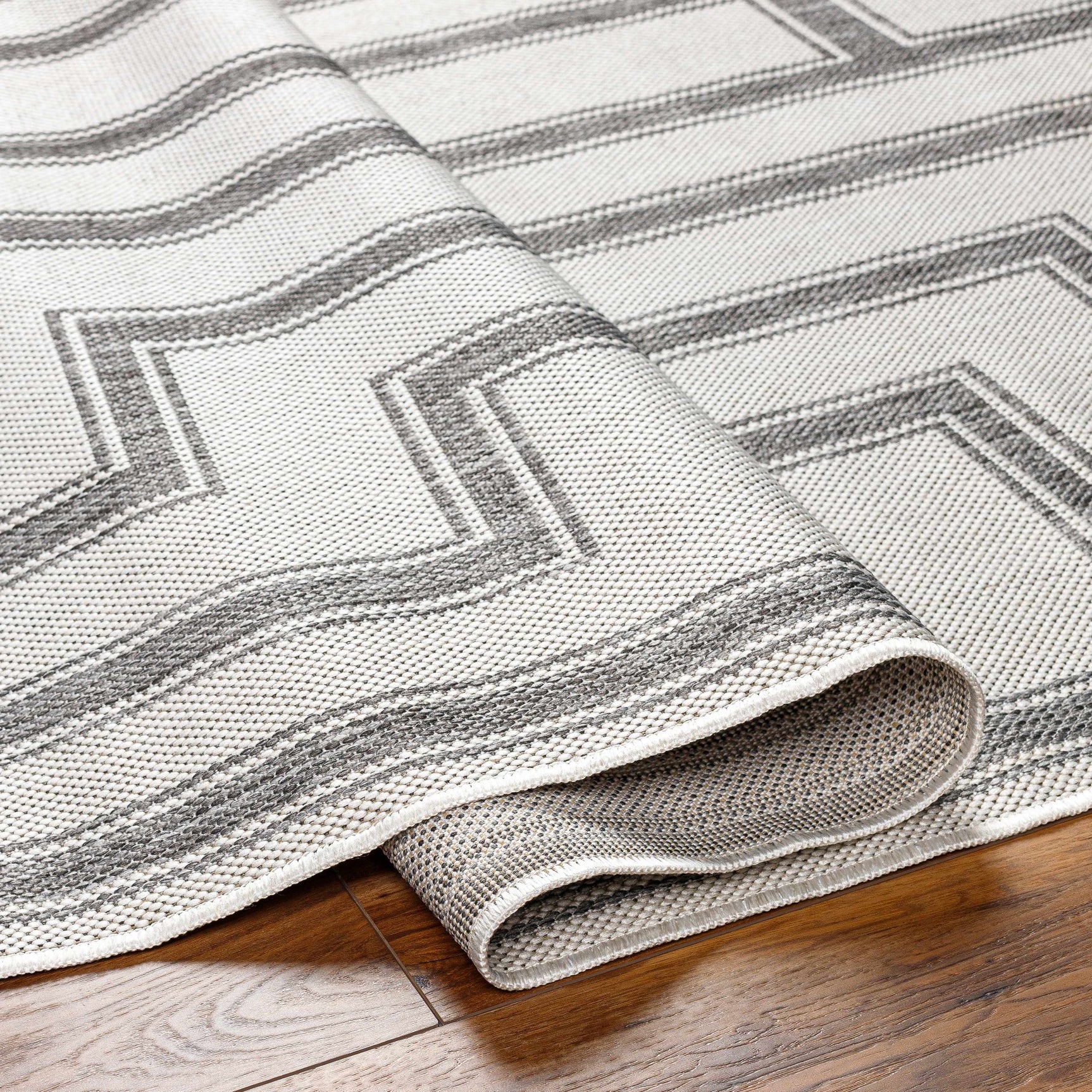 Taro Light Gray Outdoor Area Rug - Clearance - Ornate Home