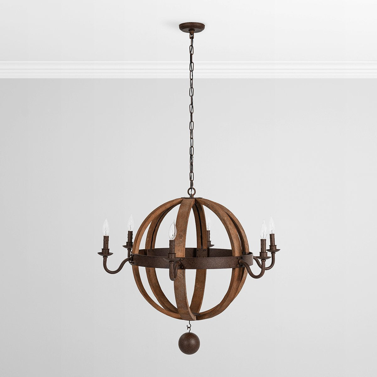 Tarsus Yellow/Brown Chandelier - Ornate Home
