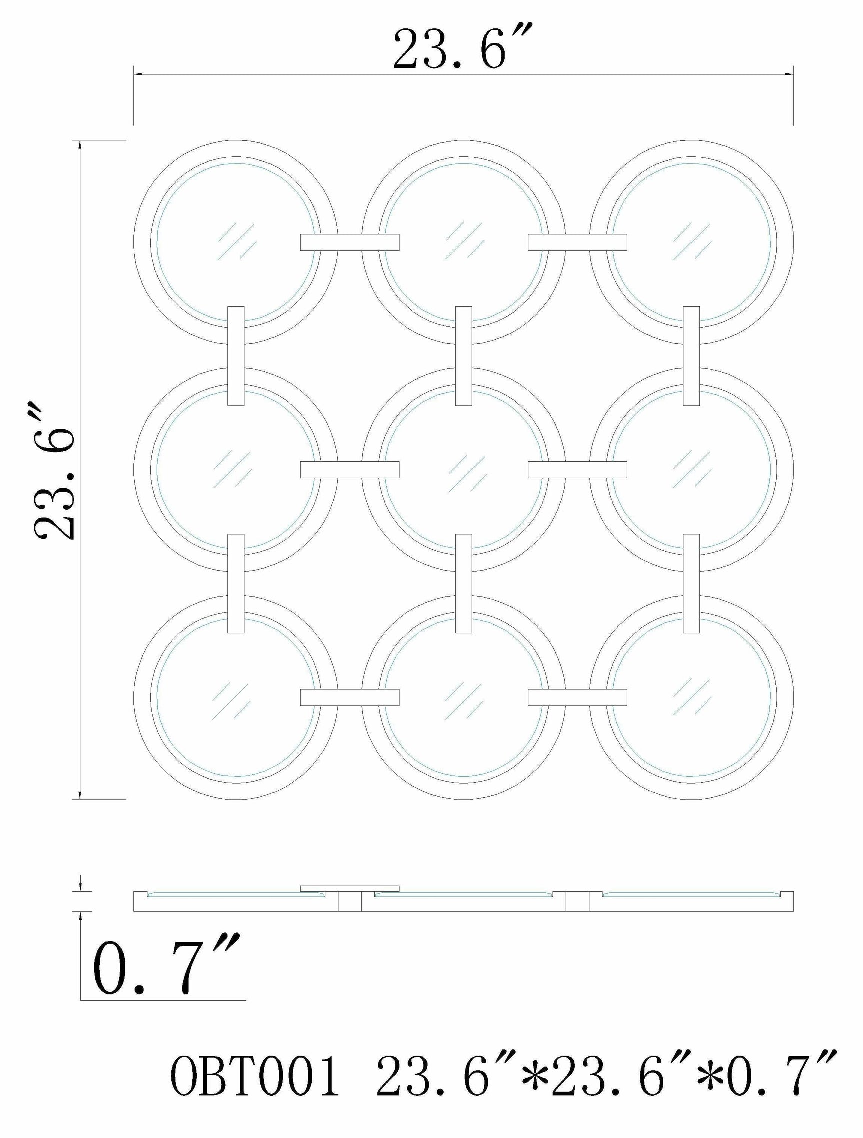 Tartaro Mirror - Clearance - Ornate Home