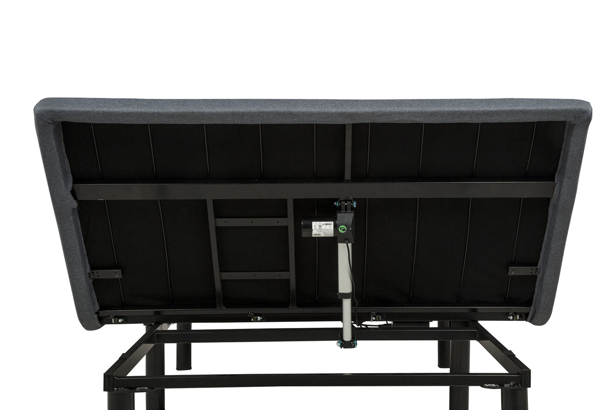 Tasca Black Full Dual-motor Adjustable Bed Base - Ornate Home