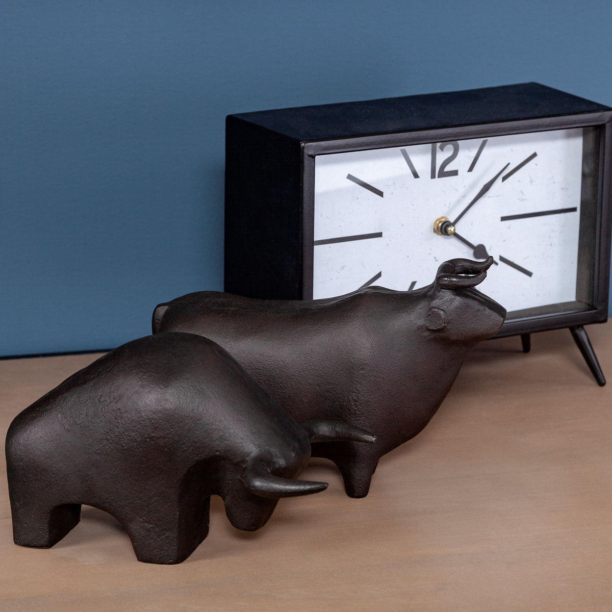 Tauro Black Cast Aluminum Raging Bull