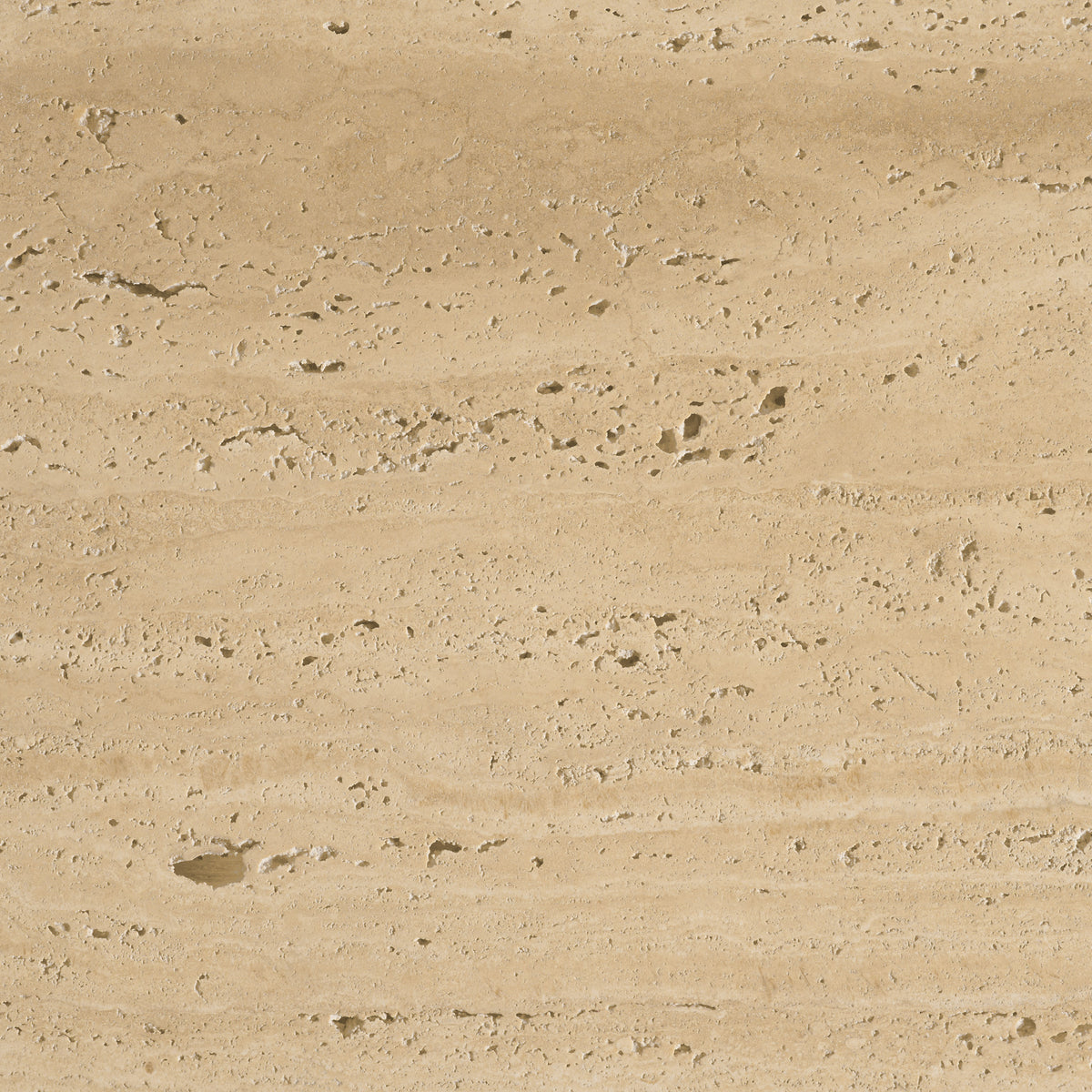 Tavora Beige Ribbed Square Travertine Coffee Table