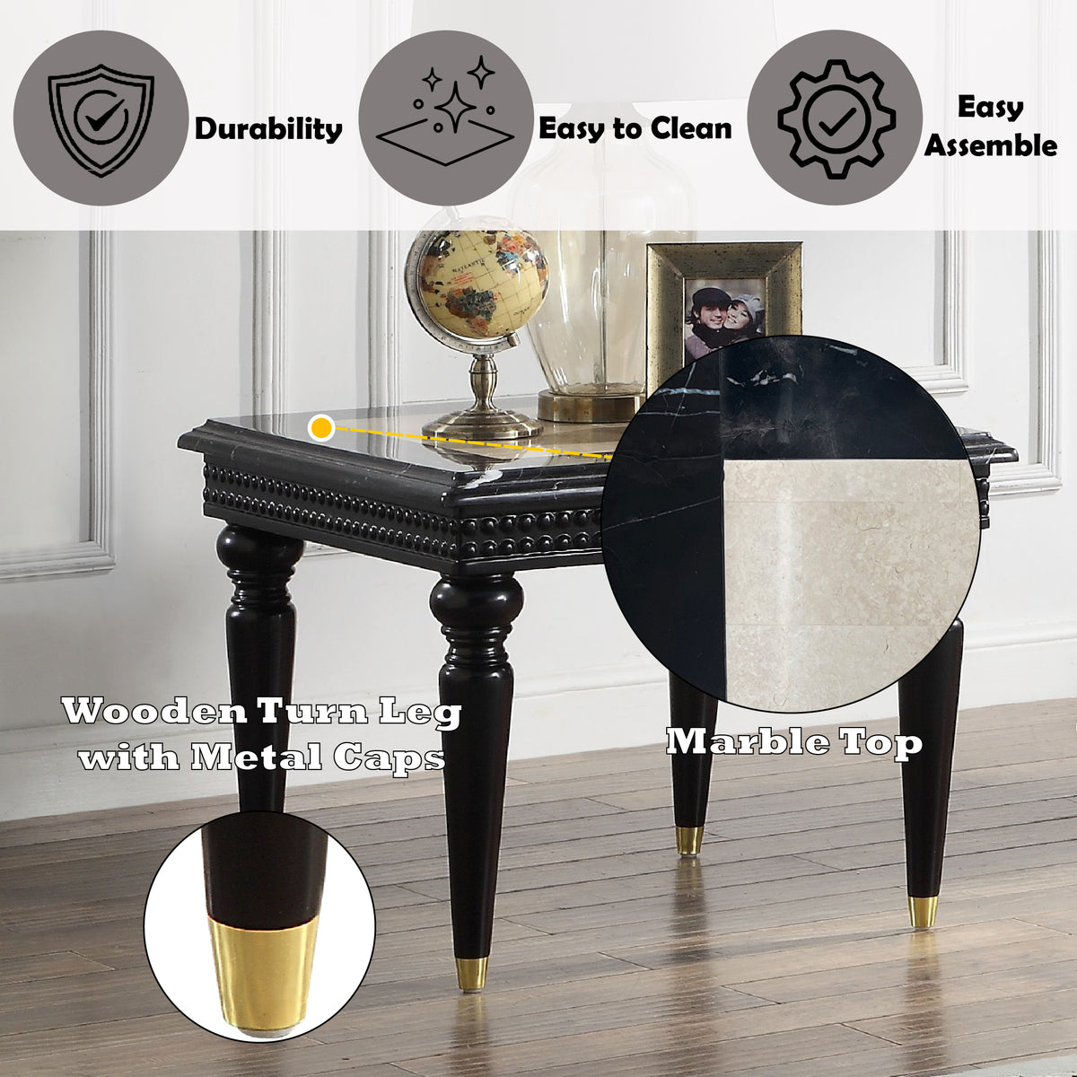 Tayden End Table - Ornate Home