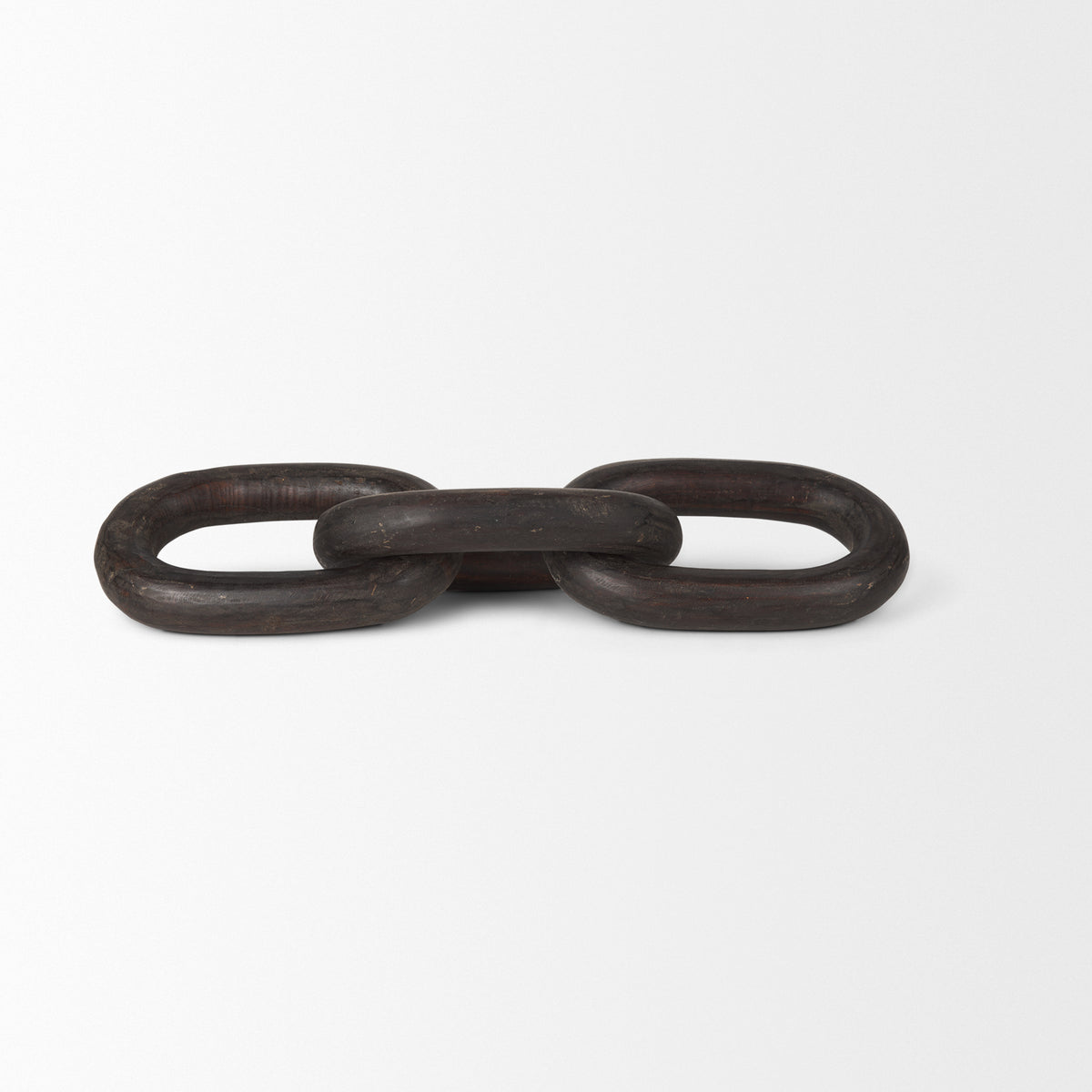 Tayla Black-Brown Large Wood Chain Link - Ornate Home