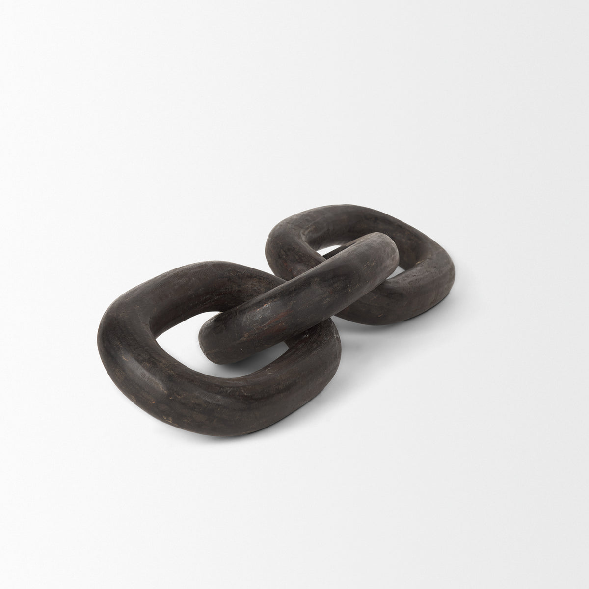 Tayla Black-Brown Large Wood Chain Link - Ornate Home