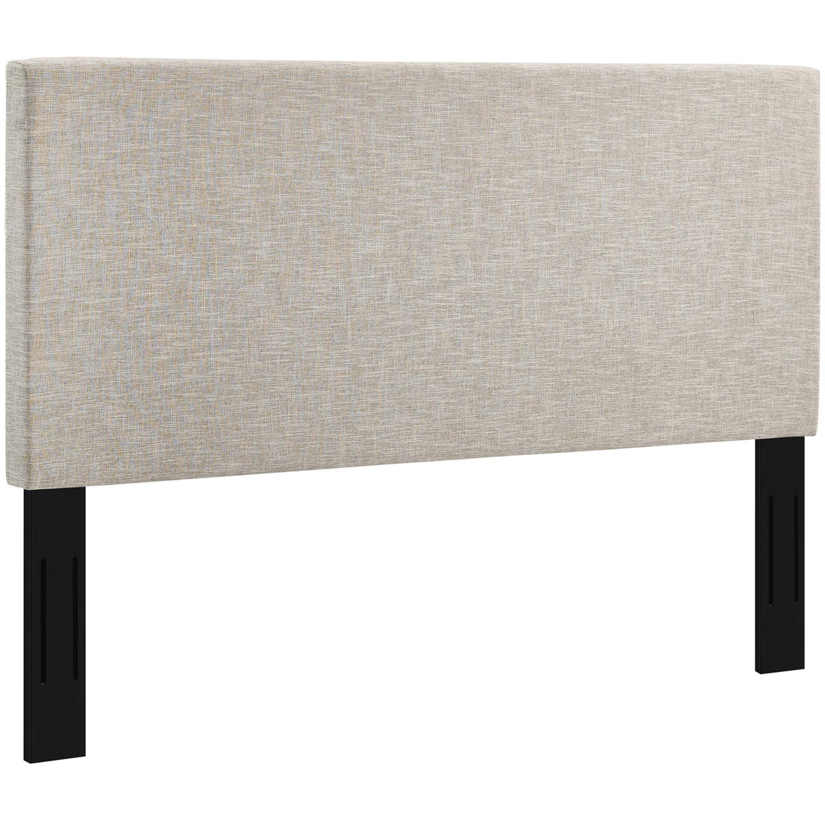 Taylor Beige Upholstered Linen Fabric Full / Queen Headboard - Ornate Home