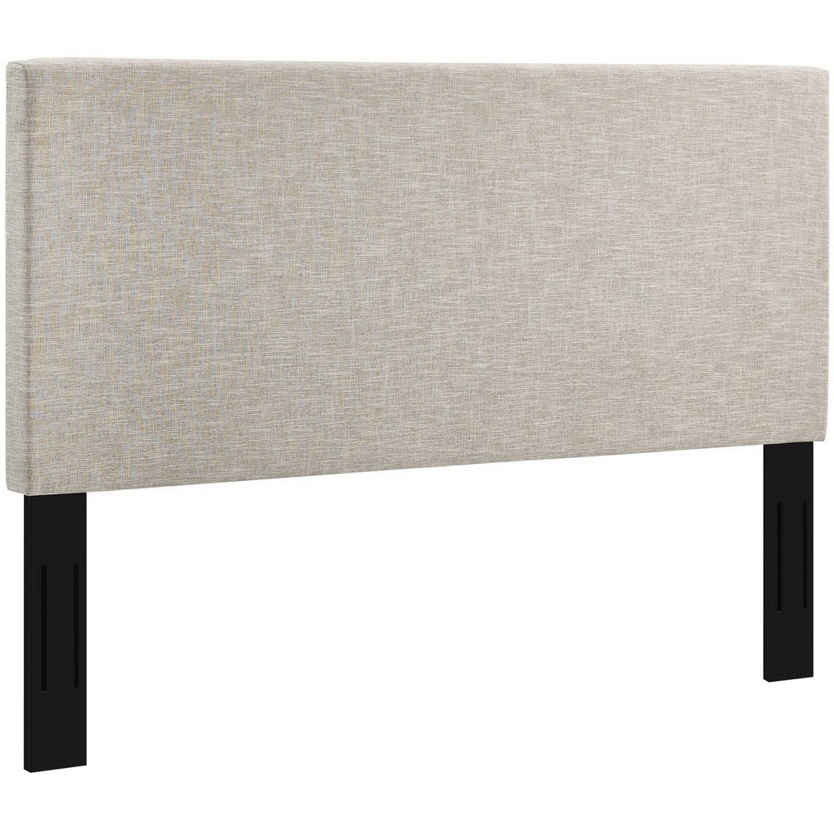 Taylor Beige Upholstered Linen Fabric King and California King Headboard - Ornate Home