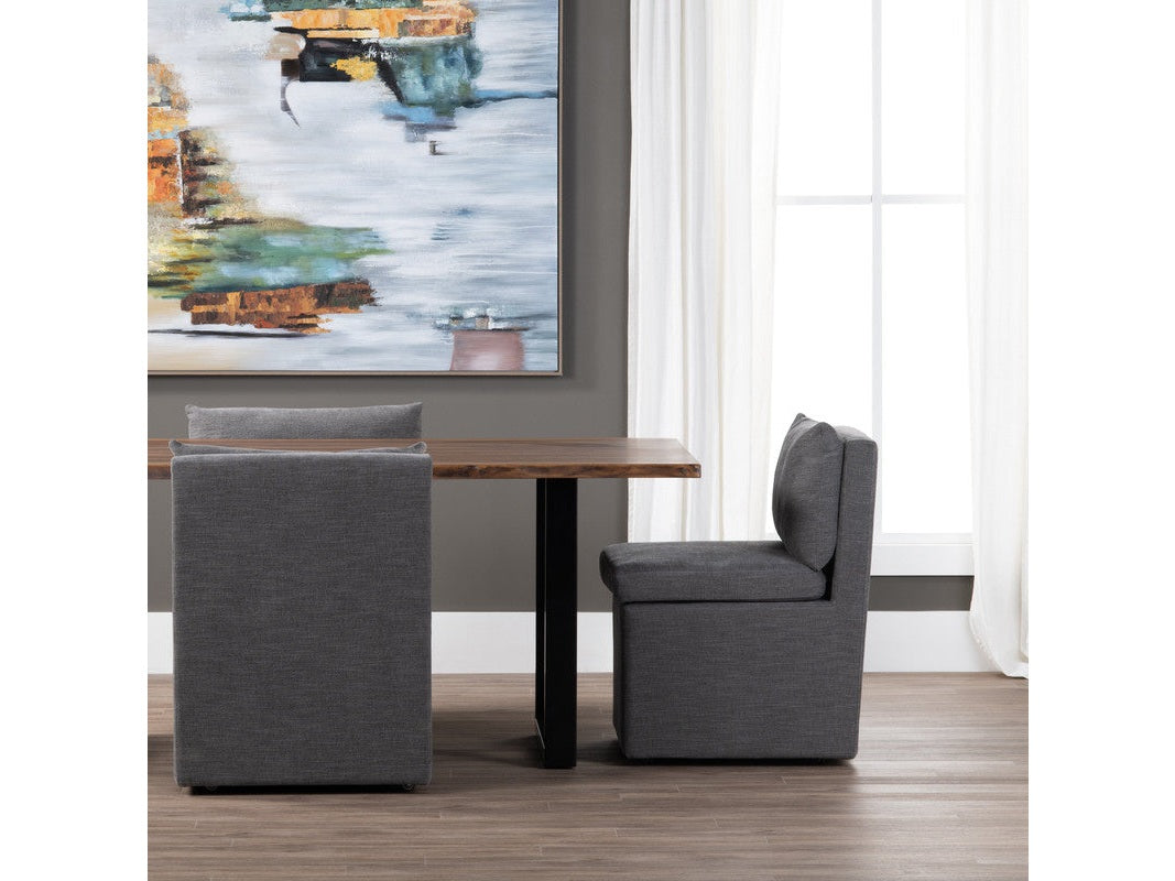 Taylor Charcoal Dining Chair (Set of 2) - Ornate Home