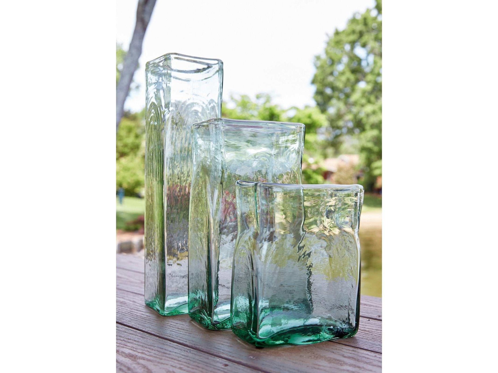 Taylow Green Vase (Set of 3) (Online Special Price) - Ornate Home