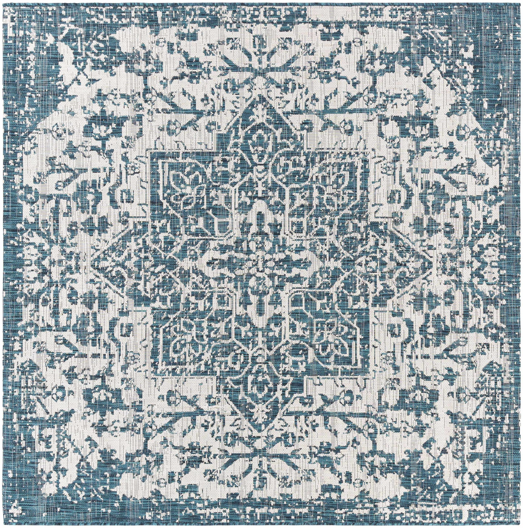 Teal Kilmacolm Indoor & Outdoor Area Rug - Clearance - Ornate Home