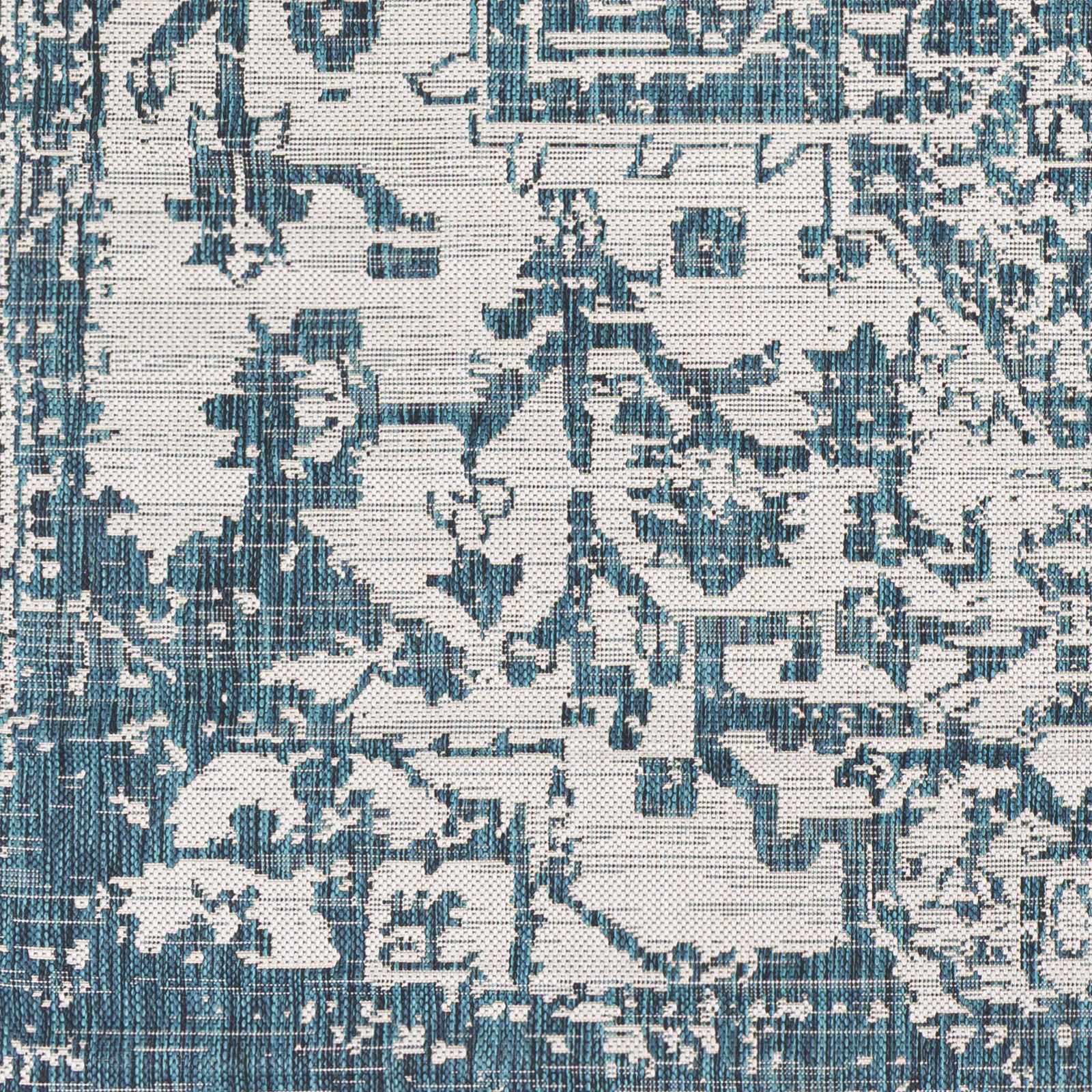 Teal Kilmacolm Indoor & Outdoor Area Rug - Clearance - Ornate Home