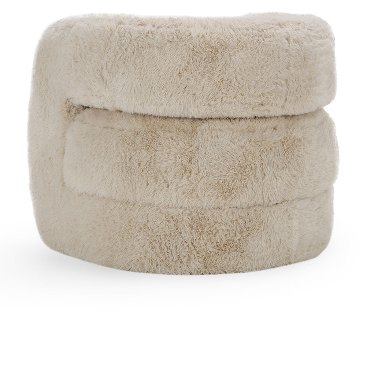 Teddy Beige Plush Accent Chair - Ornate Home