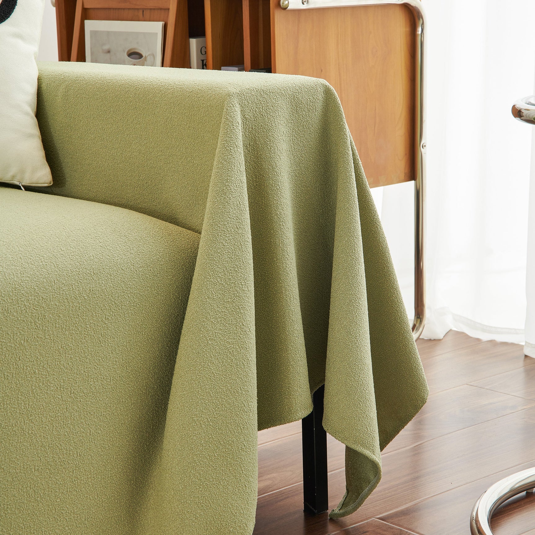 Teddy Throw Blanket and Stylish Slipcover for Couch, Waterproof Sofa Cover for Pets - Ornate Home