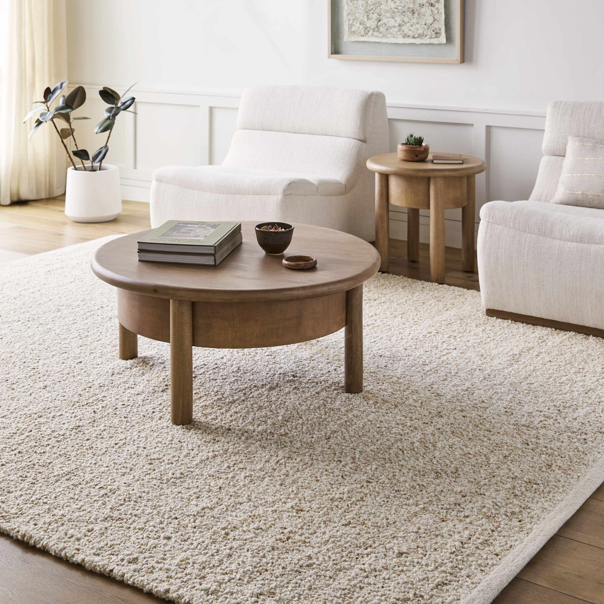 Teela Ivory Area Rug - Clearance - Ornate Home