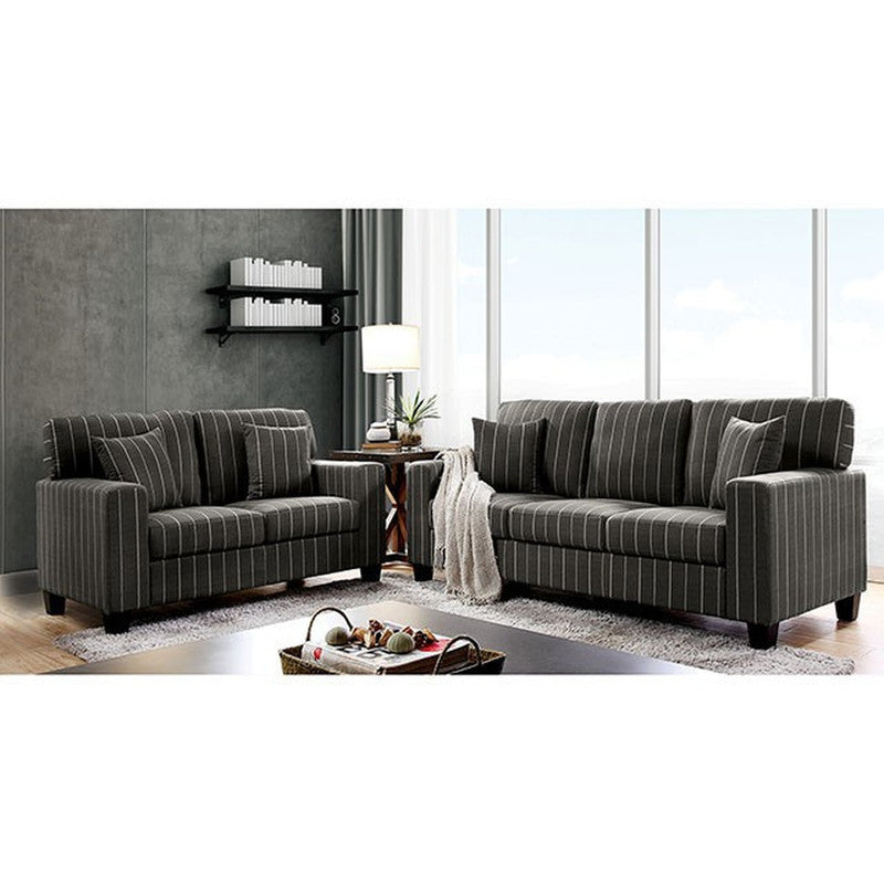 Tekir Black Loveseat - Ornate Home