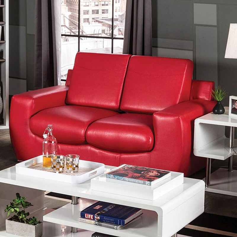 Tekir Red Loveseat - Ornate Home