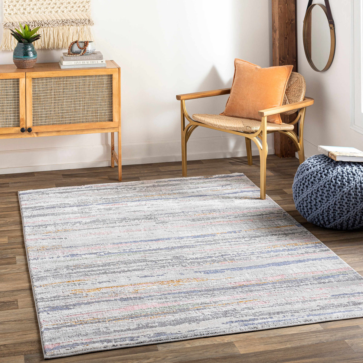 Tekirova Striped Area Carpet - Clearance - Ornate Home