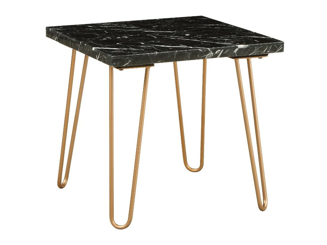 Telestis Black End Table - Ornate Home