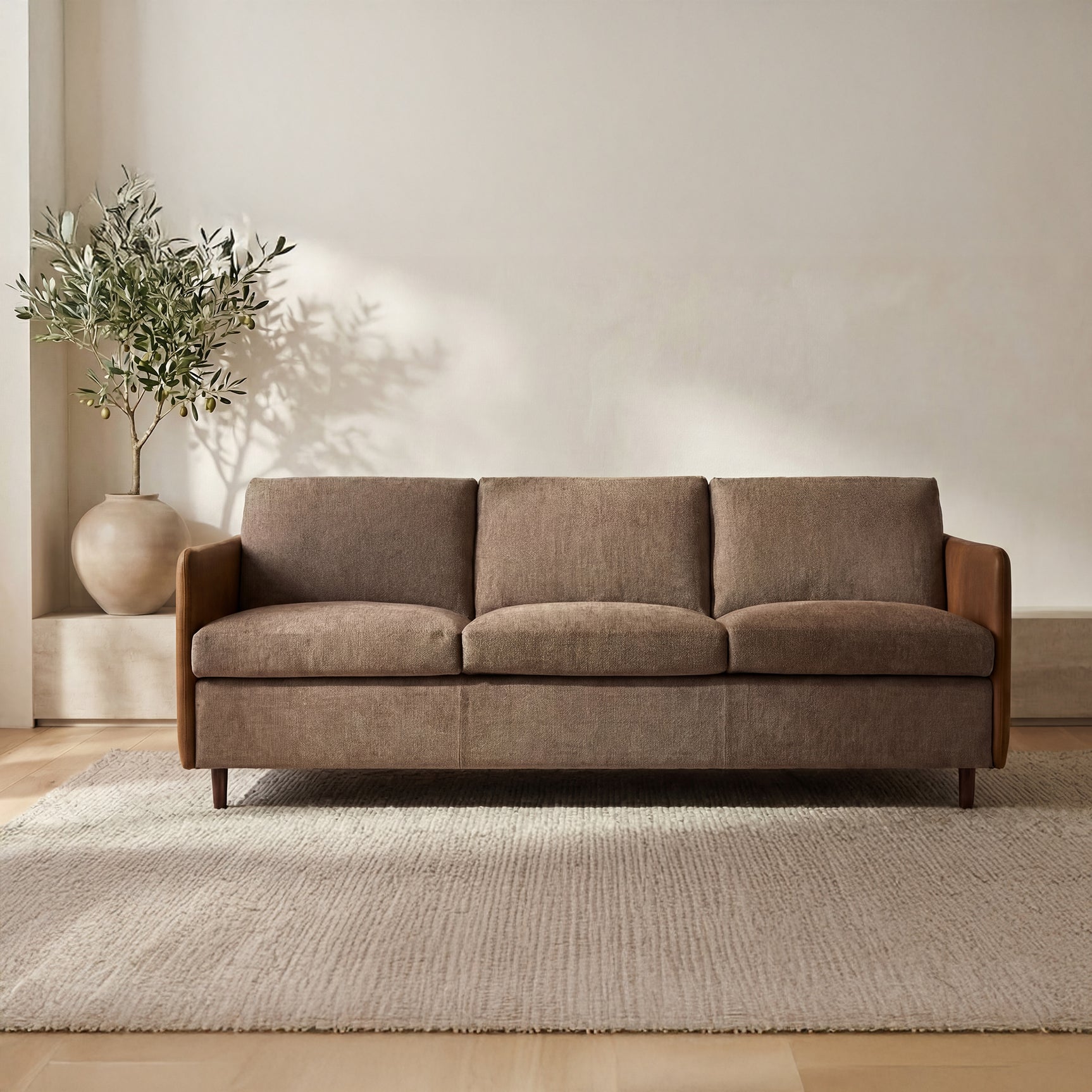 Teller Brown Sofa - Ornate Home