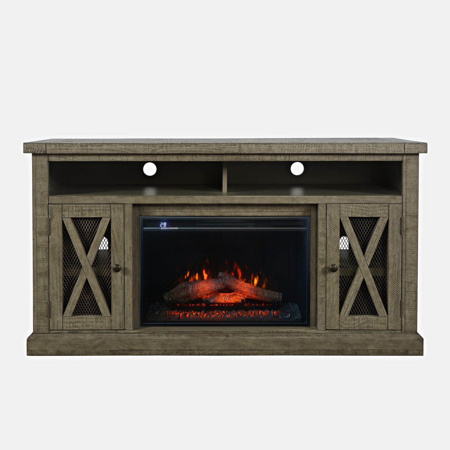 Telluride Driftwood 60 Fireplace with Logset - Ornate Home