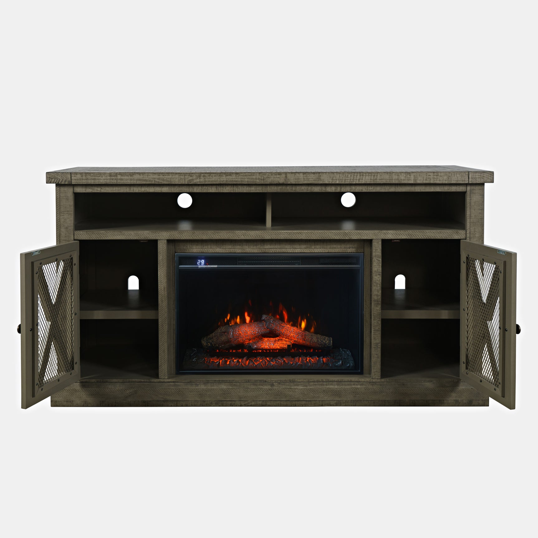 Telluride Driftwood 60 Fireplace with Logset - Ornate Home