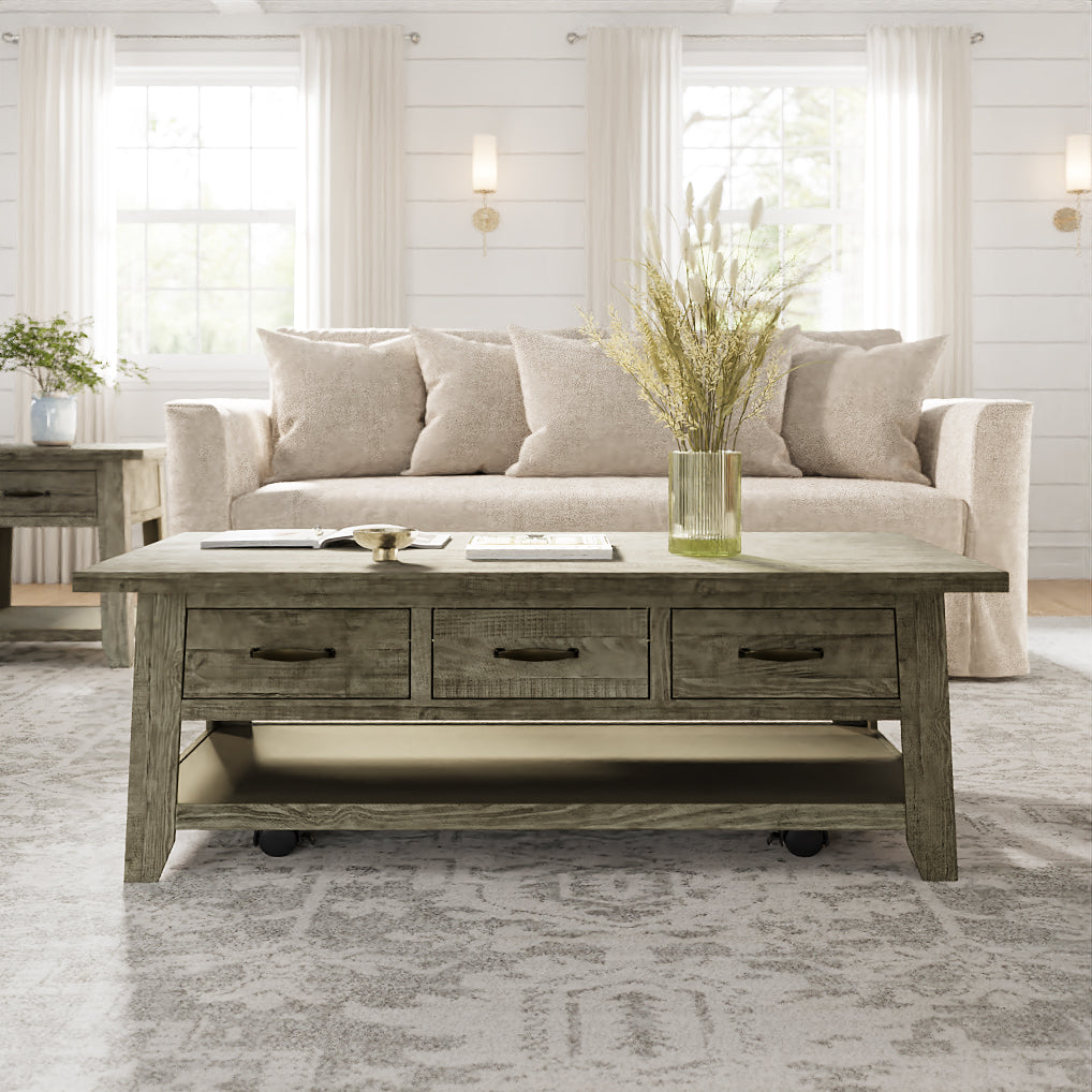 Telluride Driftwood Cocktail Table - Ornate Home