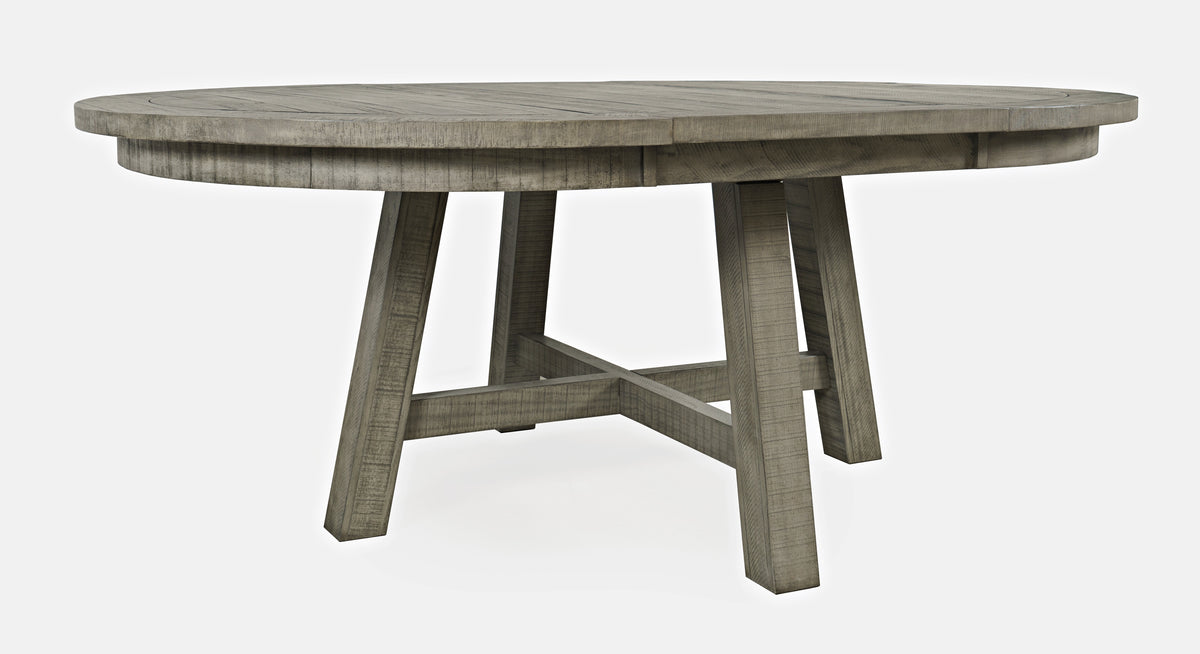 Telluride Driftwood Round Ext Dining Table - Ornate Home