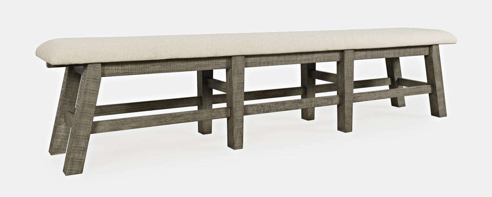 Telluride Driftwood Trestle Dining Table w/ 4 Chairs, Bench - Ornate Home