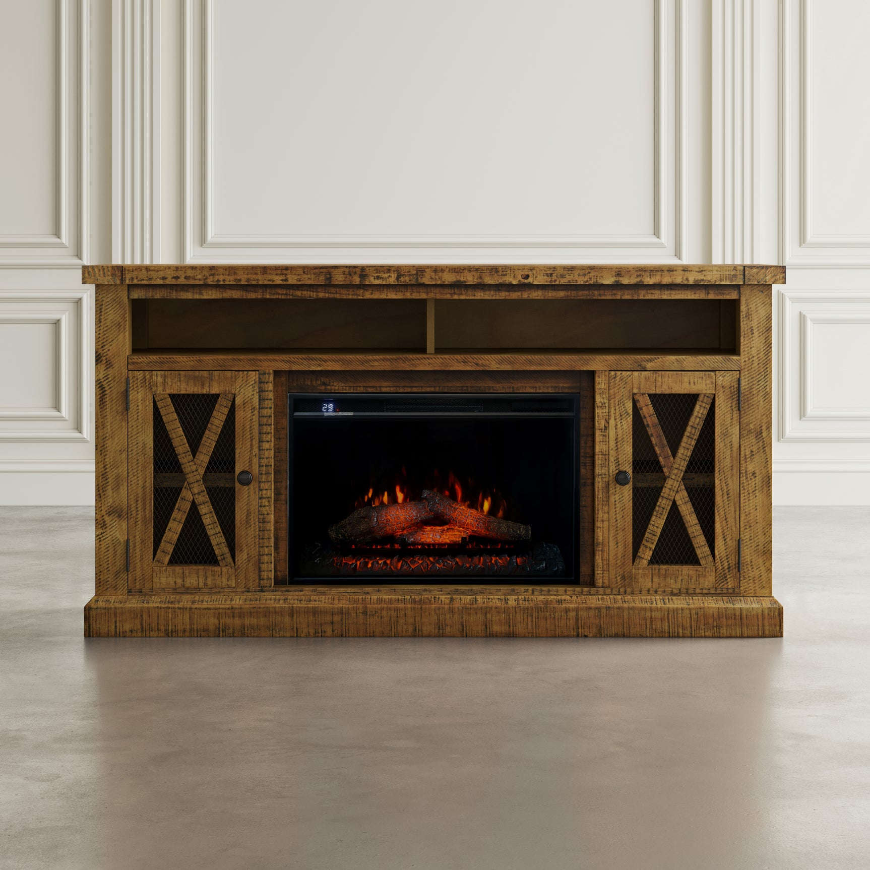 Telluride Gold 60 Fireplace with Logset - Ornate Home