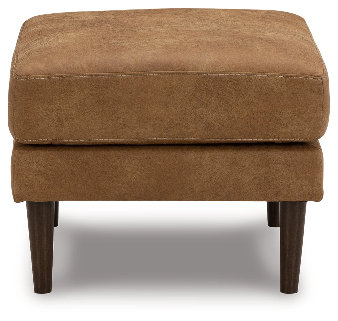Telora Caramel Ottoman - Ornate Home