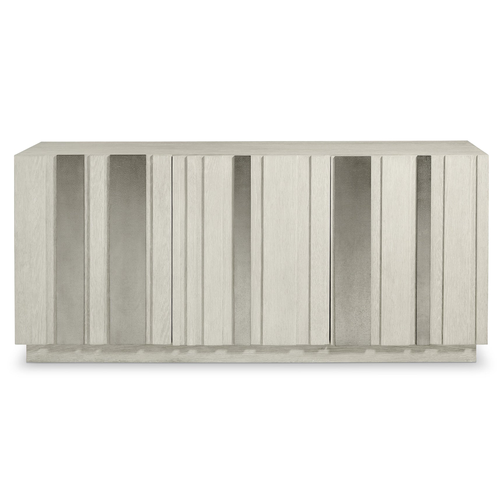 Tempo Satin Nickel/Larza Buffet (72" W) - Ornate Home