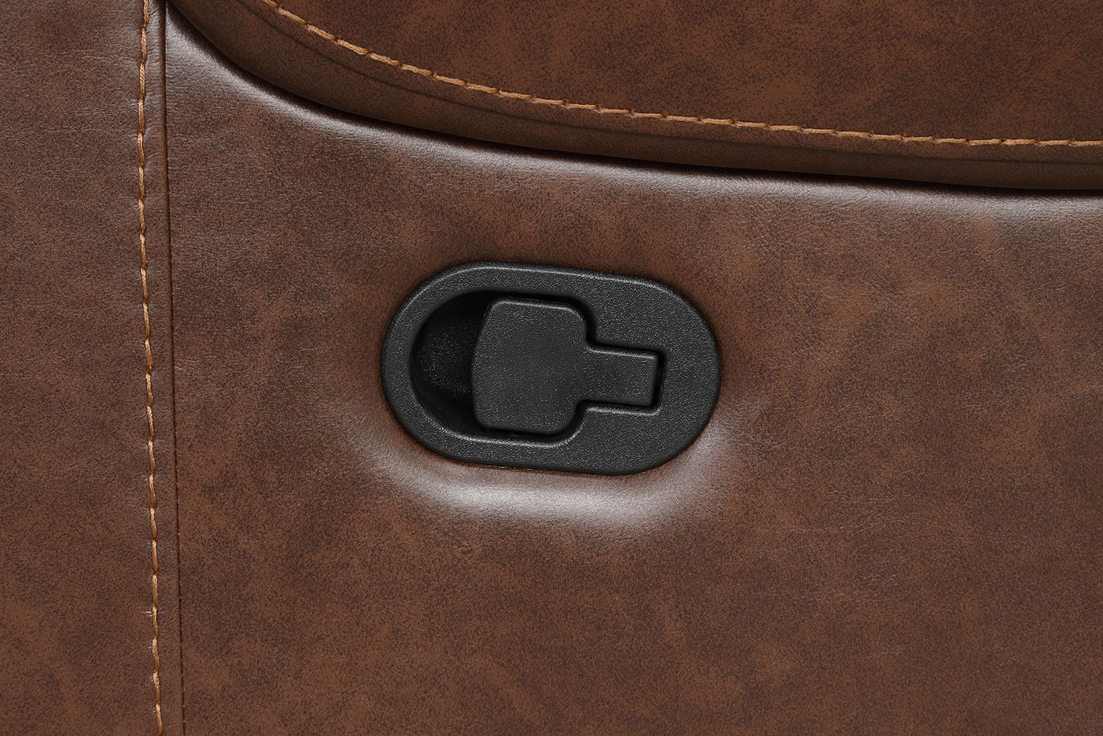 Tepic Brown Leatherette Chair - Ornate Home