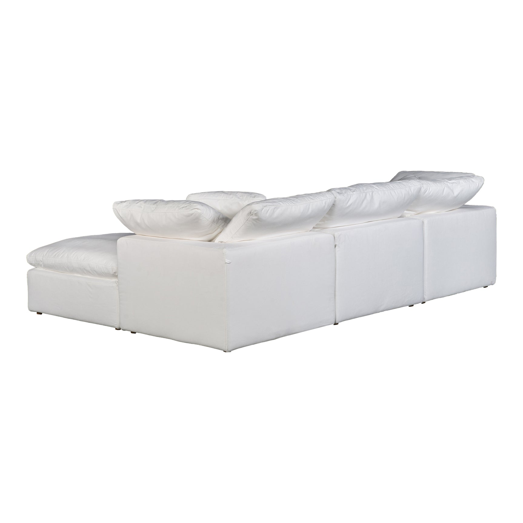 Terra Cream White Condo Lounge Modular Sectional - Ornate Home