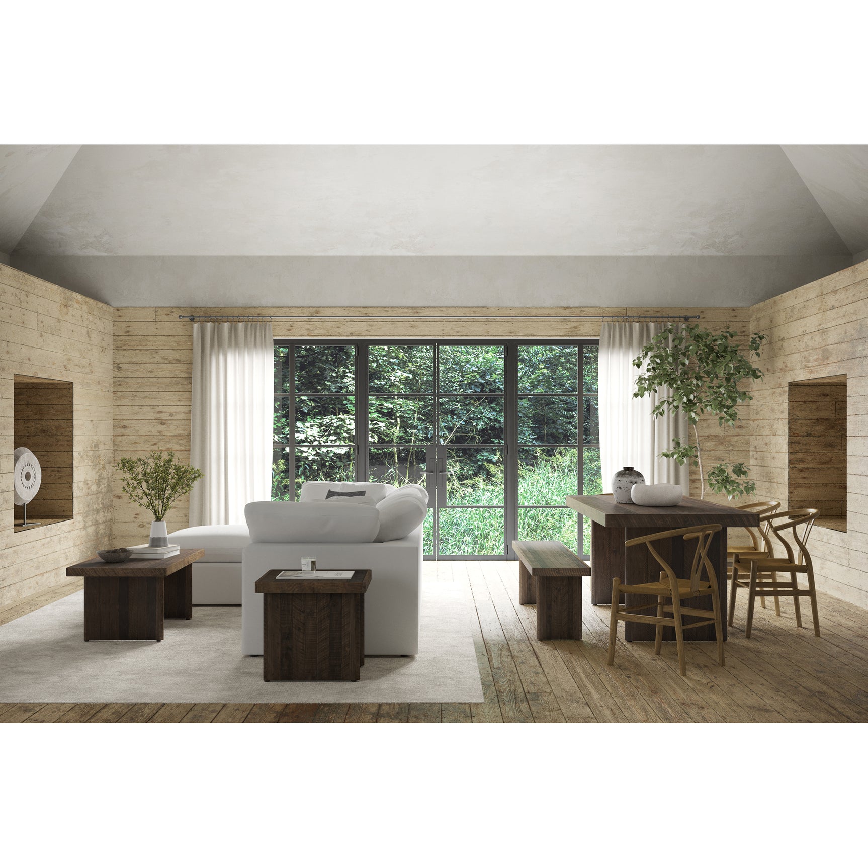 Terra Cream White Condo Lounge Modular Sectional - Ornate Home