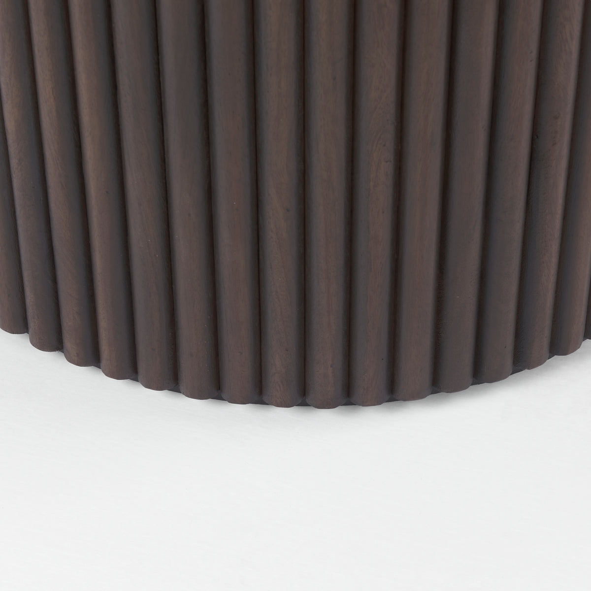 Terra Dark Brown 60" Round Pedestal Dining Table