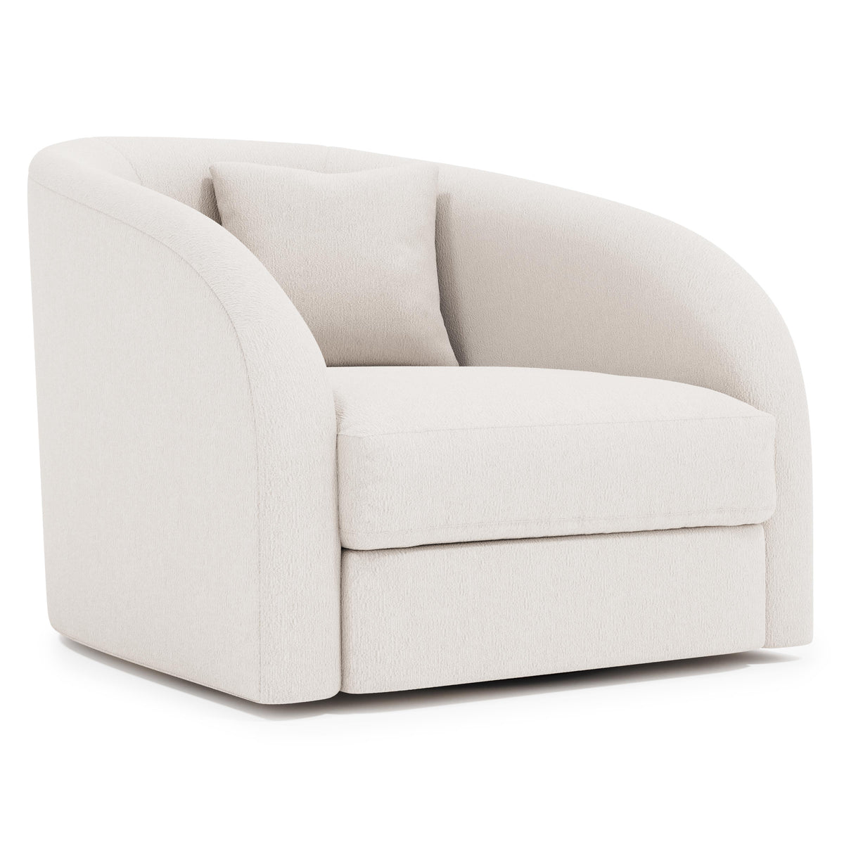 Terra Ivory Swivel Chair - Ornate Home