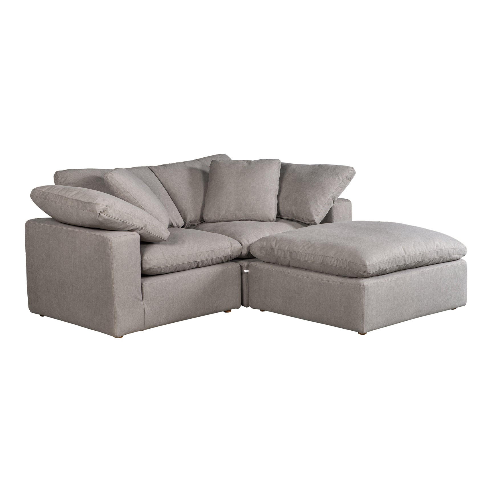 Terra Light Grey Condo Nook Modular Sectional - Ornate Home