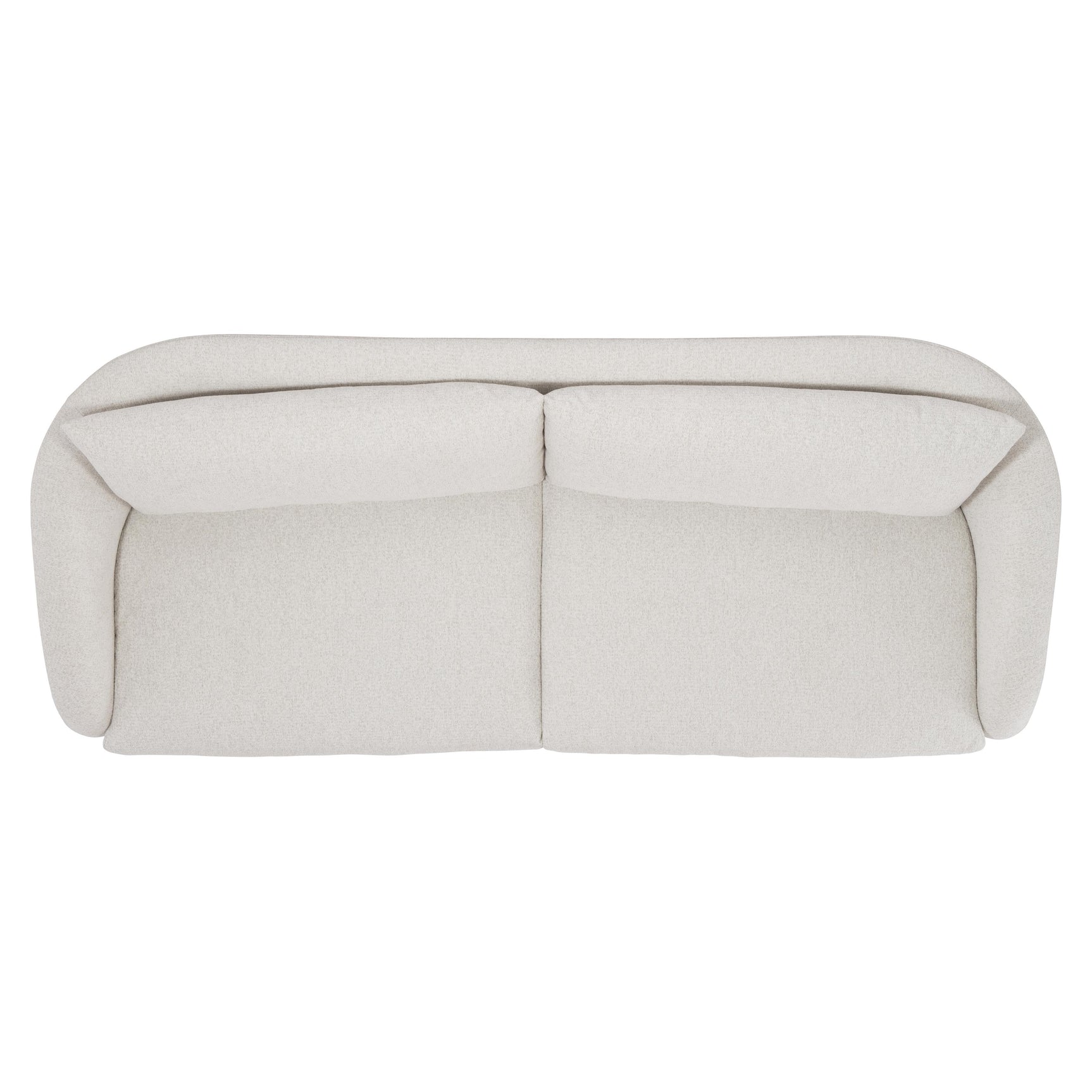 Terra White/Cream Fabric Sofa - Ornate Home