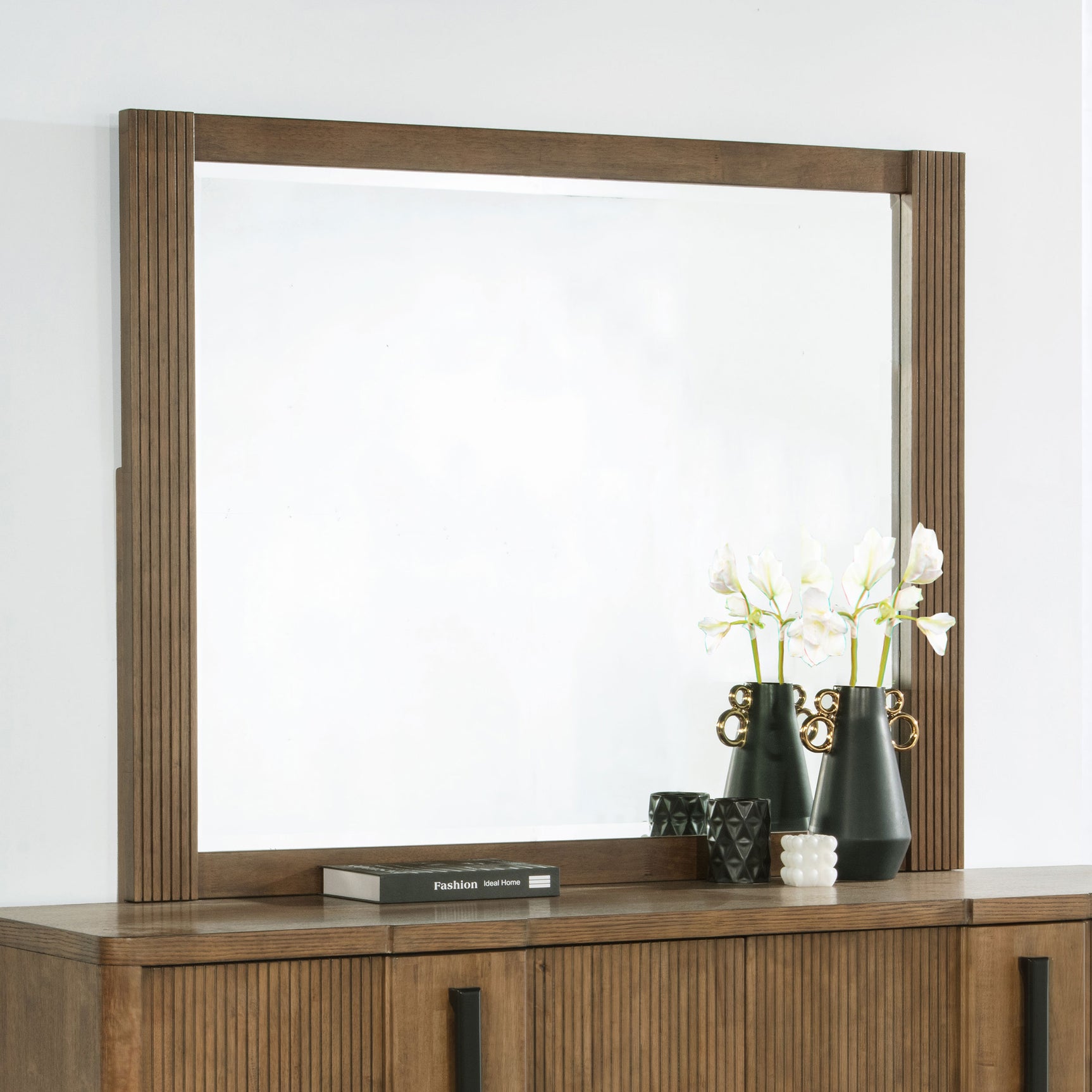 Terrace Ash Brown Dresser Mirror - Ornate Home