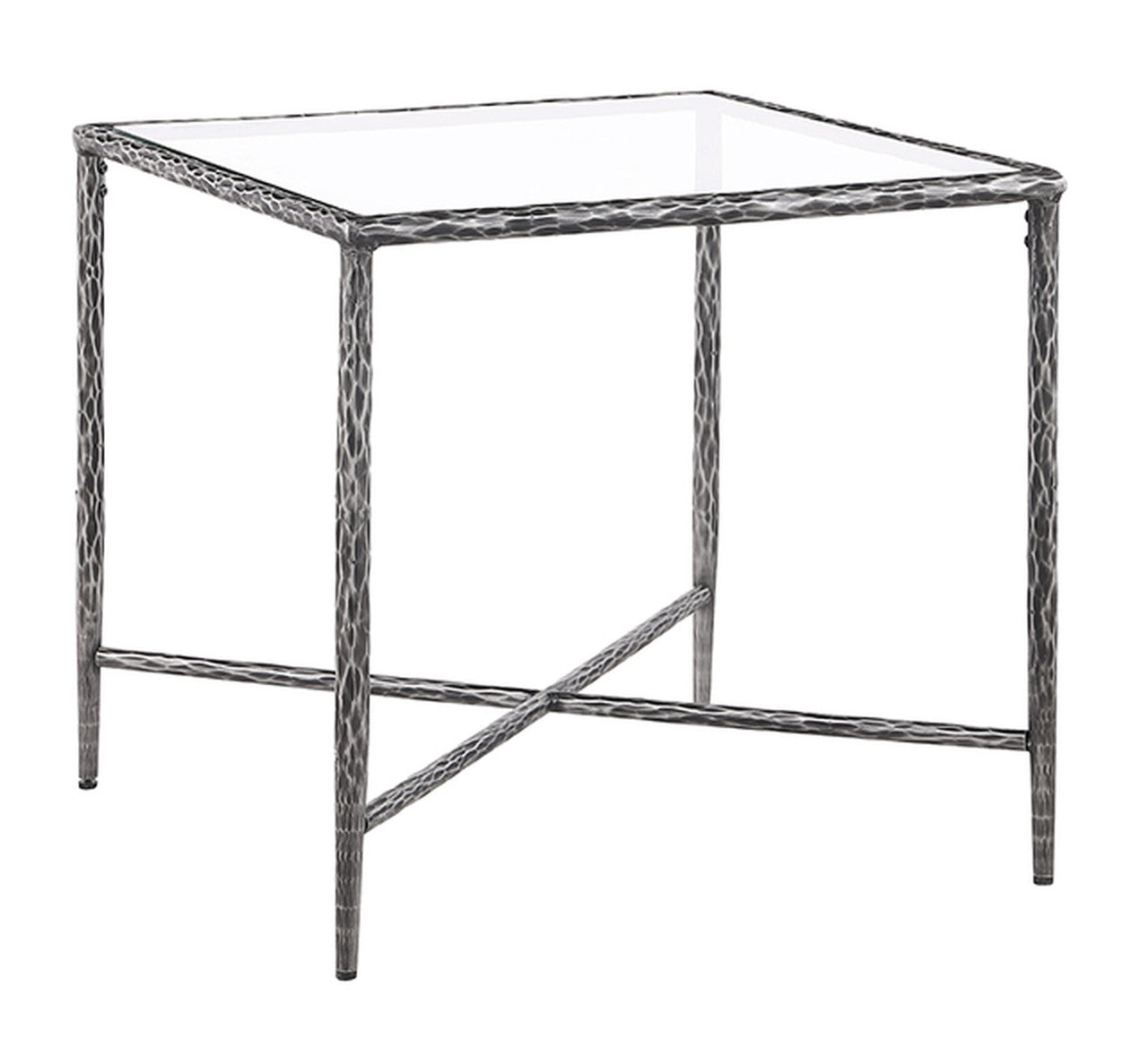 Terva Gunmetal End Table - Ornate Home