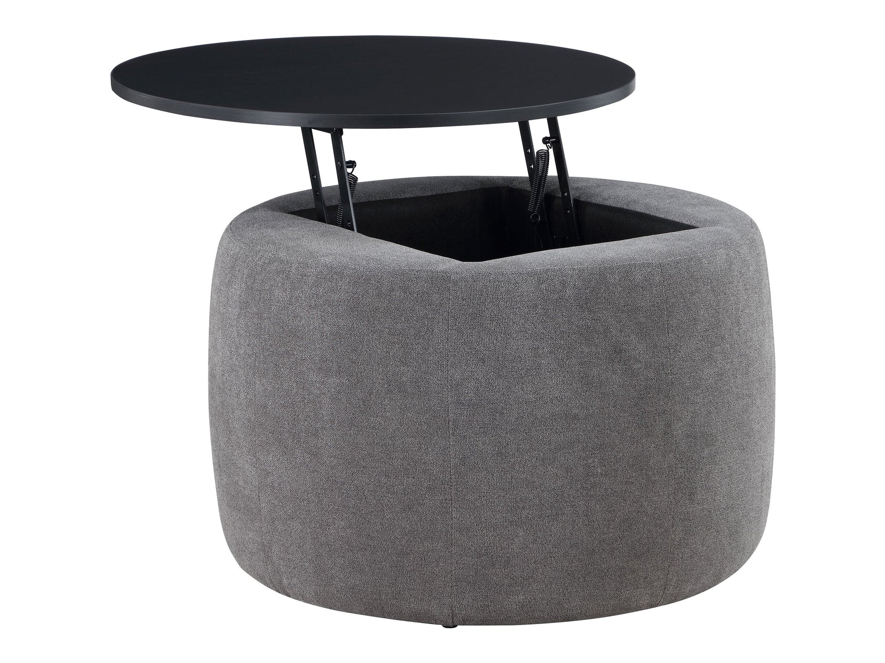 Tesoro Grey Ottoman - Ornate Home