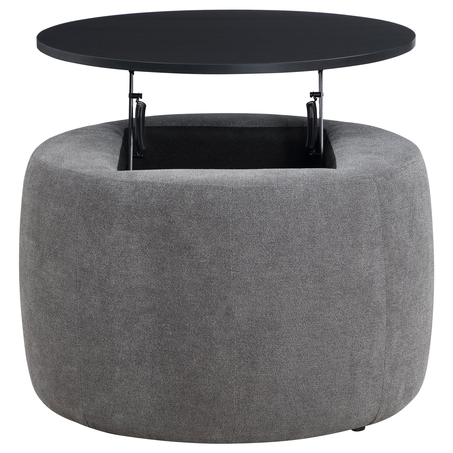 Tesoro Grey Ottoman - Ornate Home