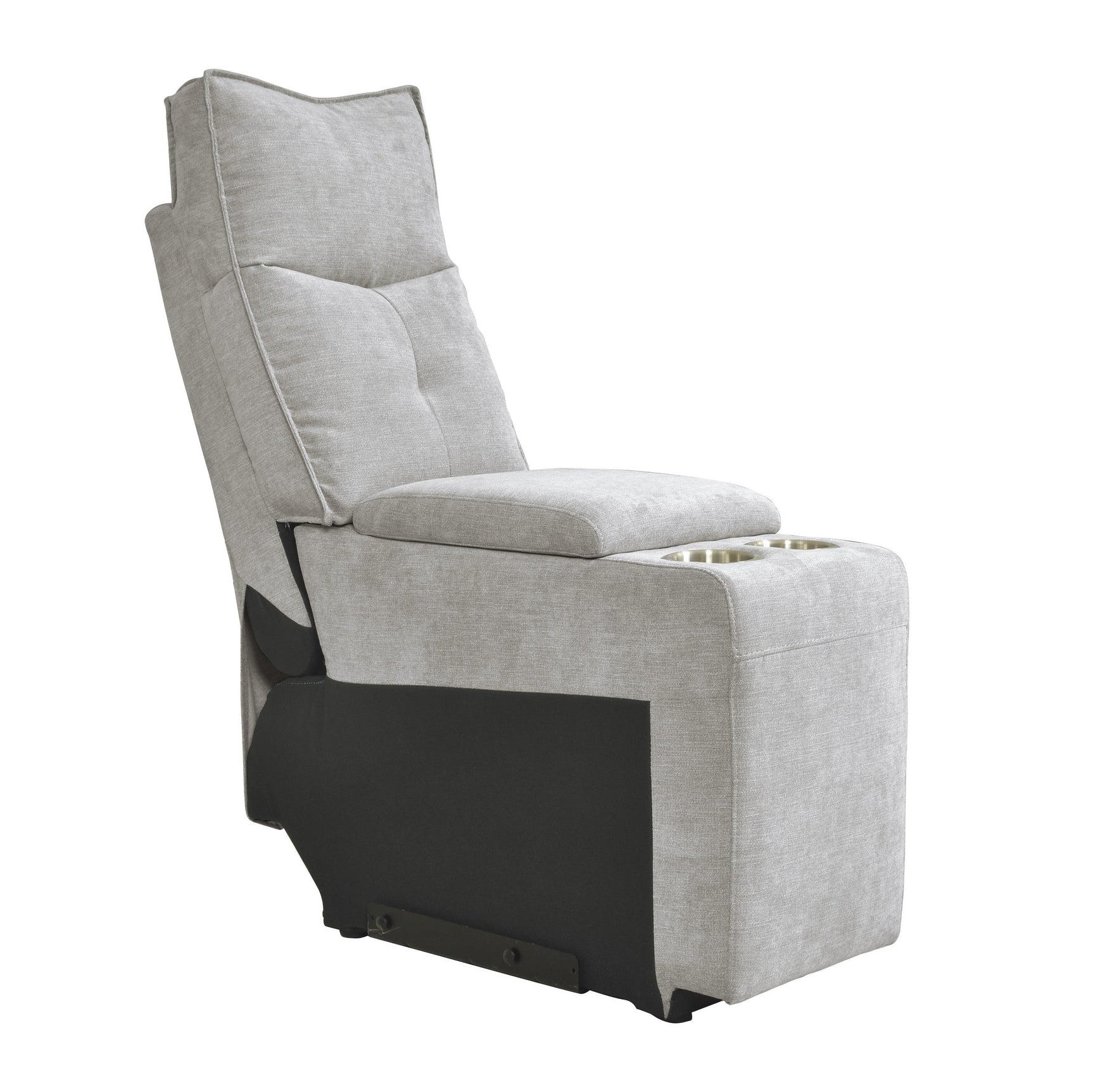 Tesoro Mist Gray 6-Piece Modular Power Reclining Sectionals - Ornate Home