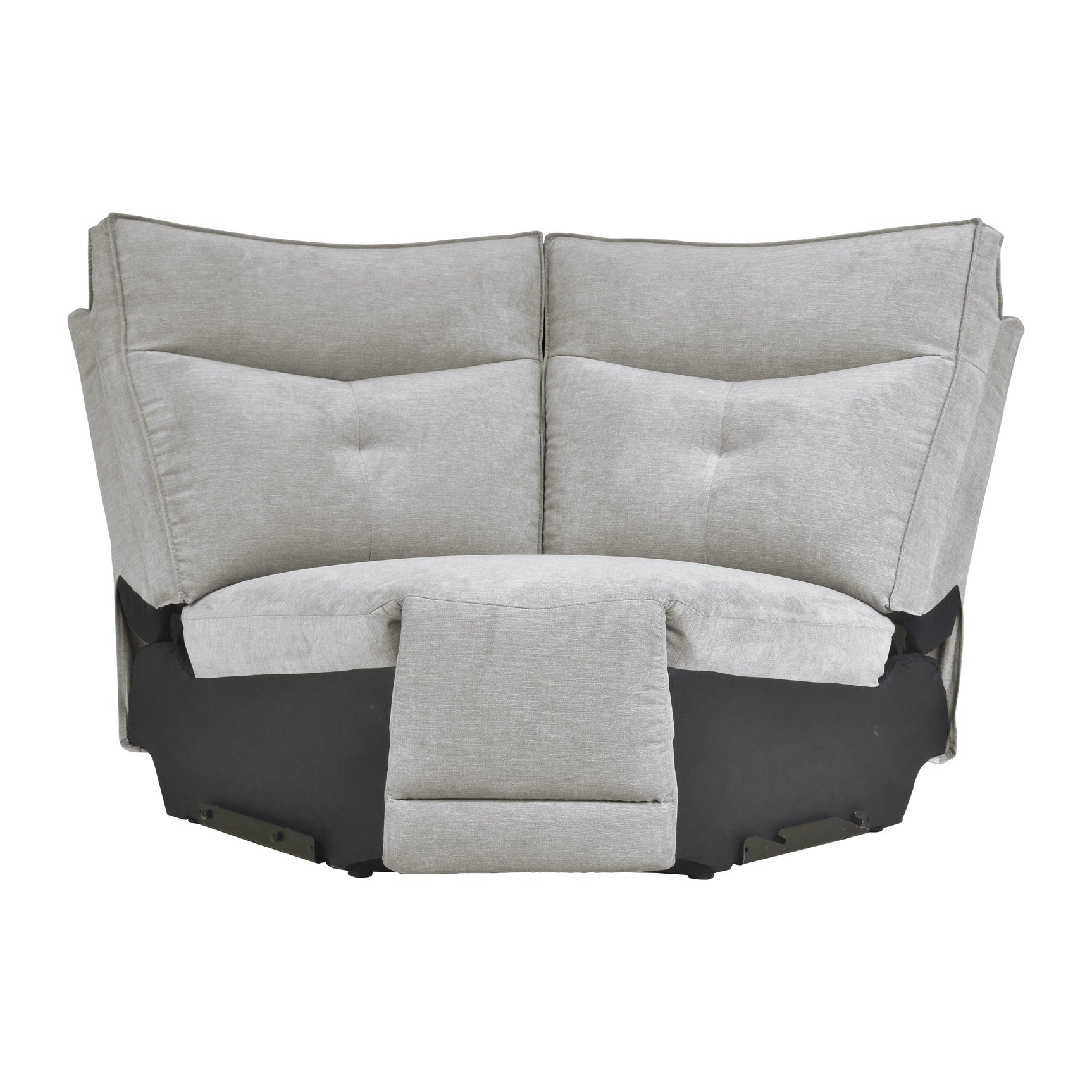 Tesoro Mist Gray 6-Piece Modular Power Reclining Sectionals - Ornate Home