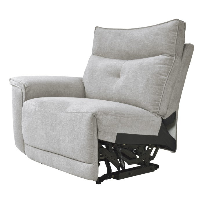 Tesoro Mist Gray 6-Piece Modular Power Reclining Sectionals - Ornate Home