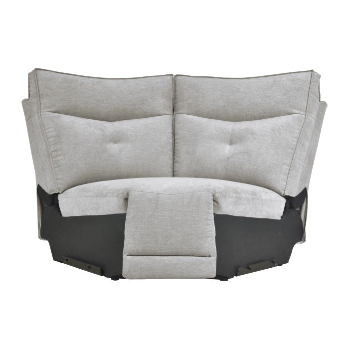 Tesoro Mist Gray 6-Piece Modular Power Reclining Sectionals - Ornate Home