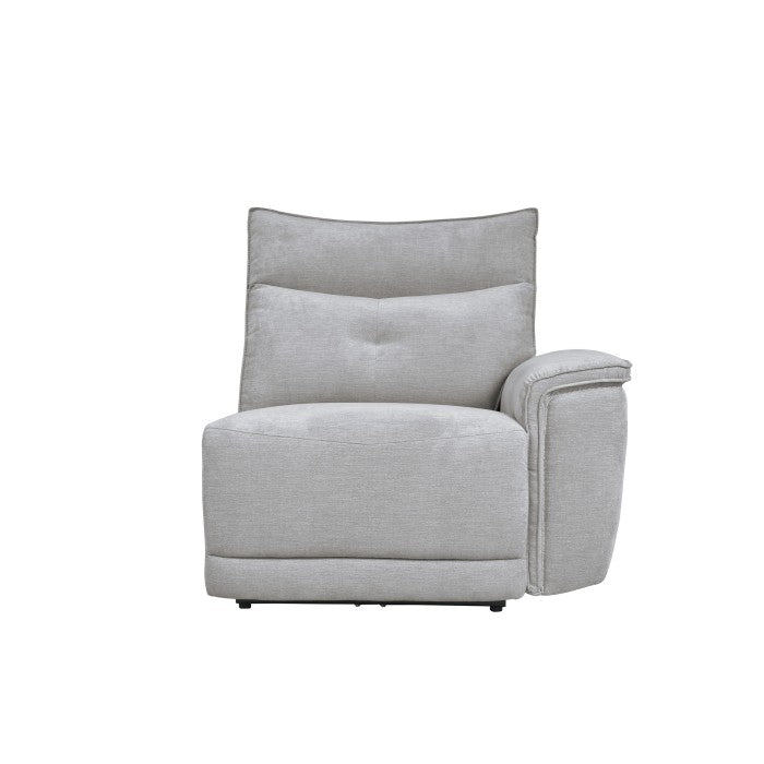 Tesoro Mist Gray 6-Piece Modular Reclining Sectional - Ornate Home