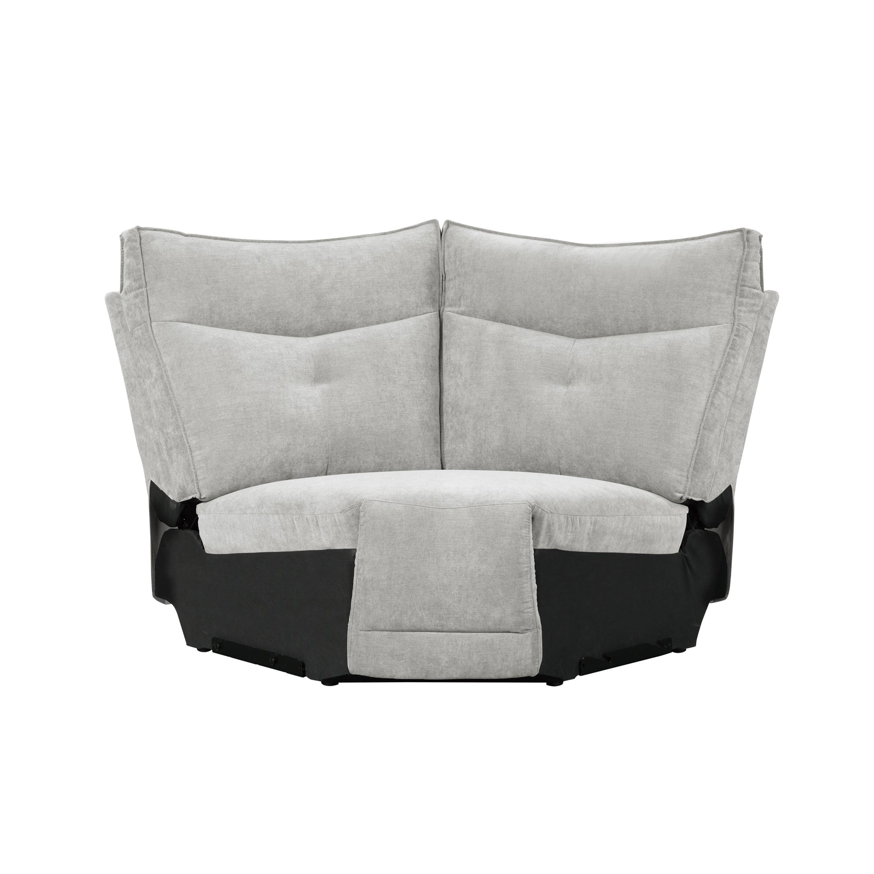 Tesoro Mist Gray 6-Piece Modular Reclining Sectional with Right Chaise - Ornate Home