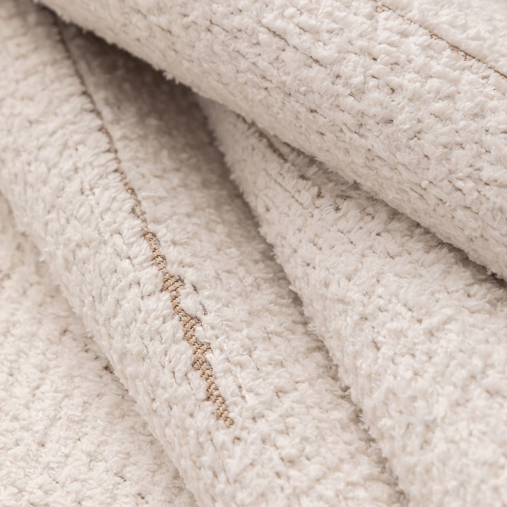 Textured Sofa Seat Cover with Wave Edge – Non-Slip, Washable Couch Throw Protector - Ornate Home